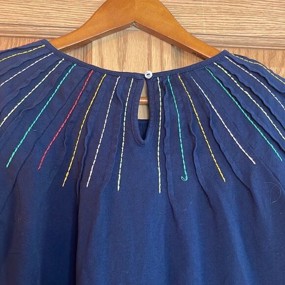 MAEVE ANTHROPOLOGIE Chamonix Embroidered Swing Top - Picture 9 of 12